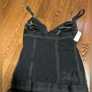 Plus size baby doll outfit black